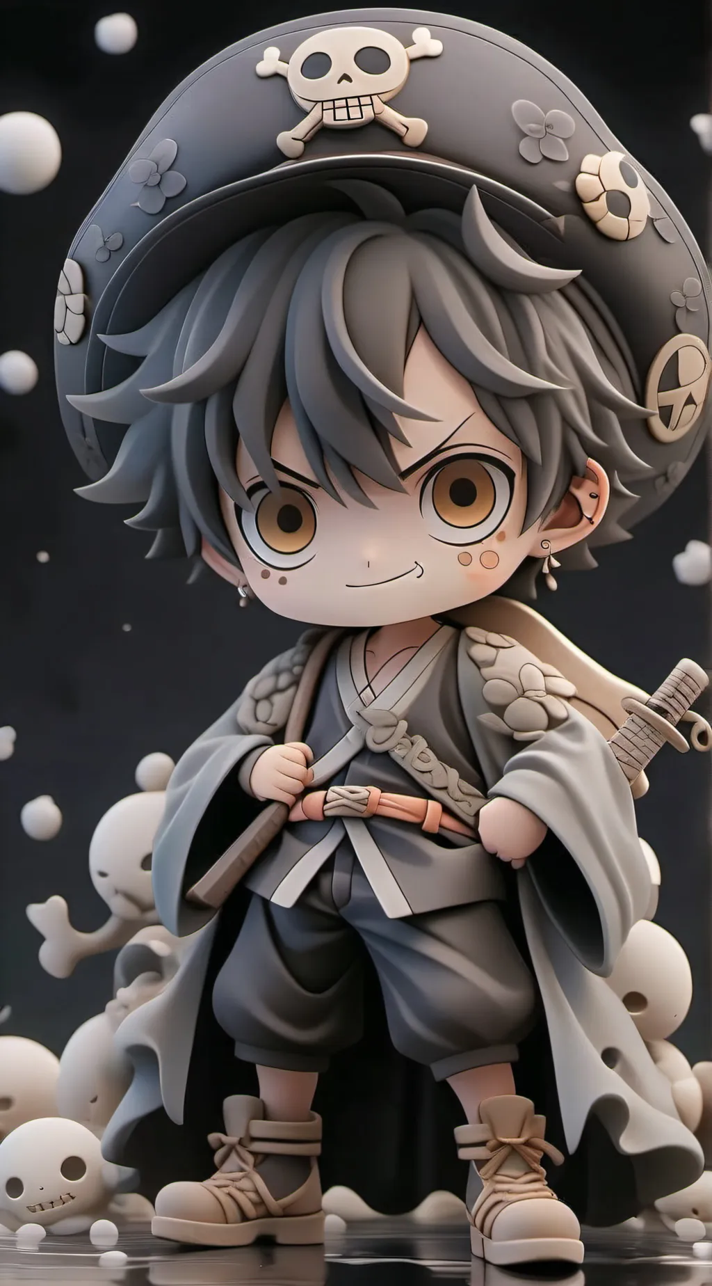 ai character: One piece background