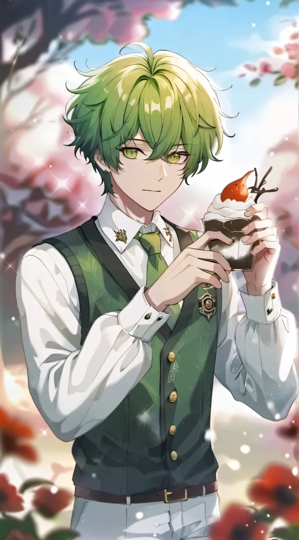 ai character: Izuku Midoryia  background