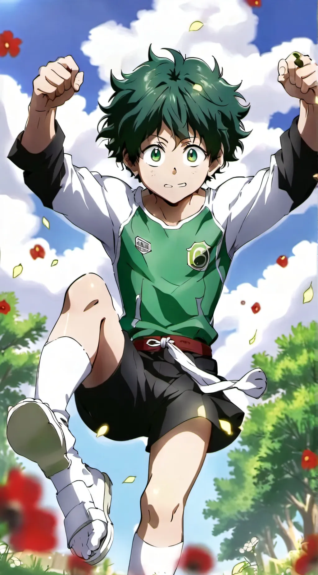 ai character: deku background