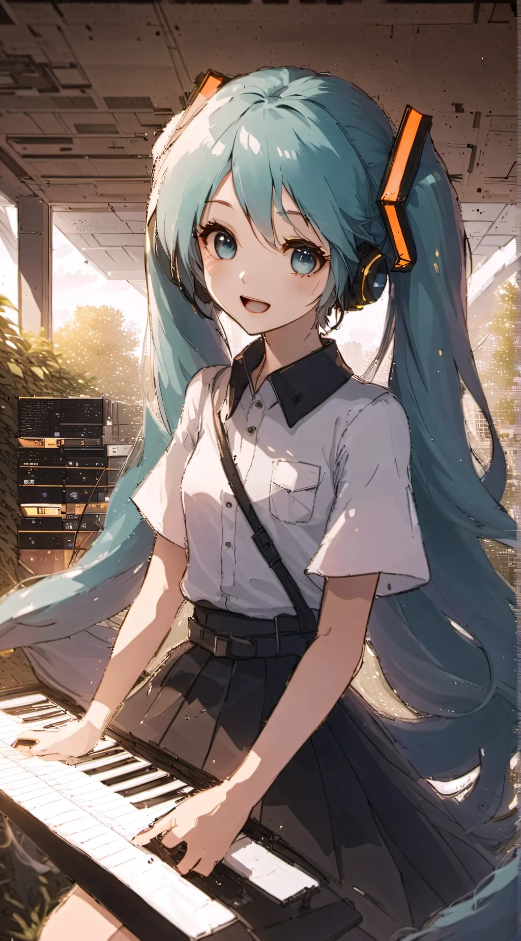 ai character: meloloid background
