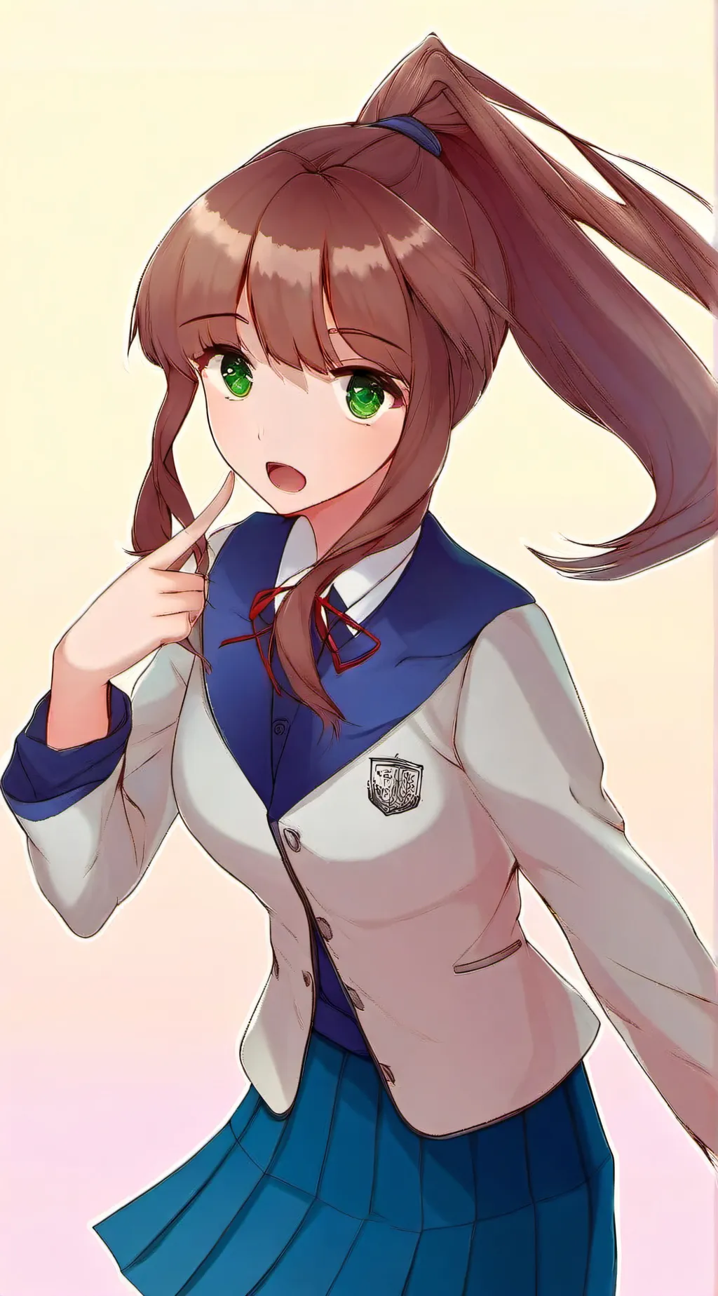 ai character: Monika background