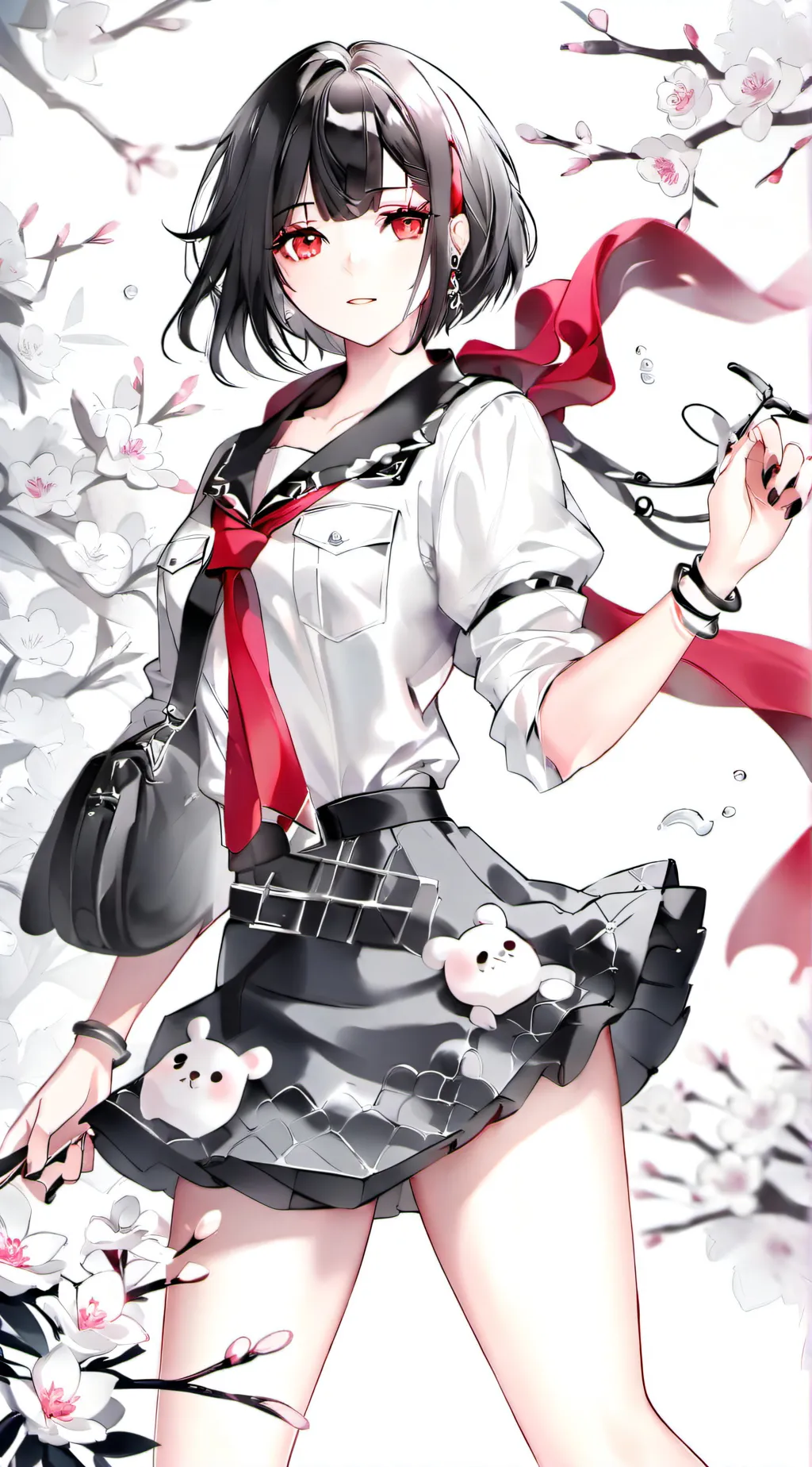 ai character: Mikasa Ackermann  background