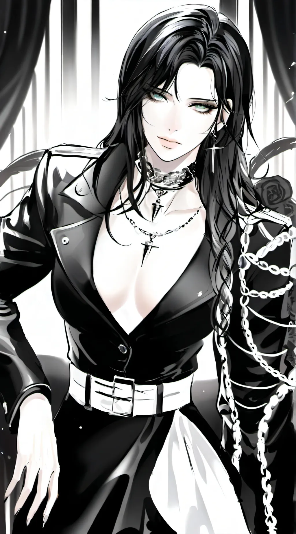 ai character: -Nyx Black- background