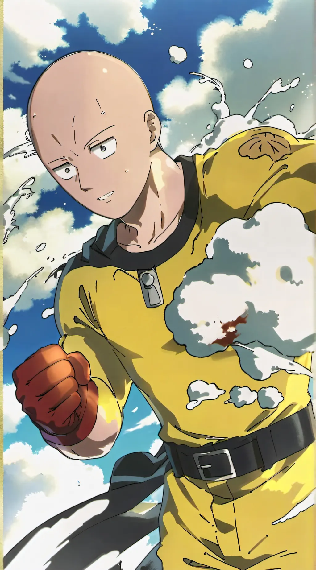 ai character: One Punch Man background