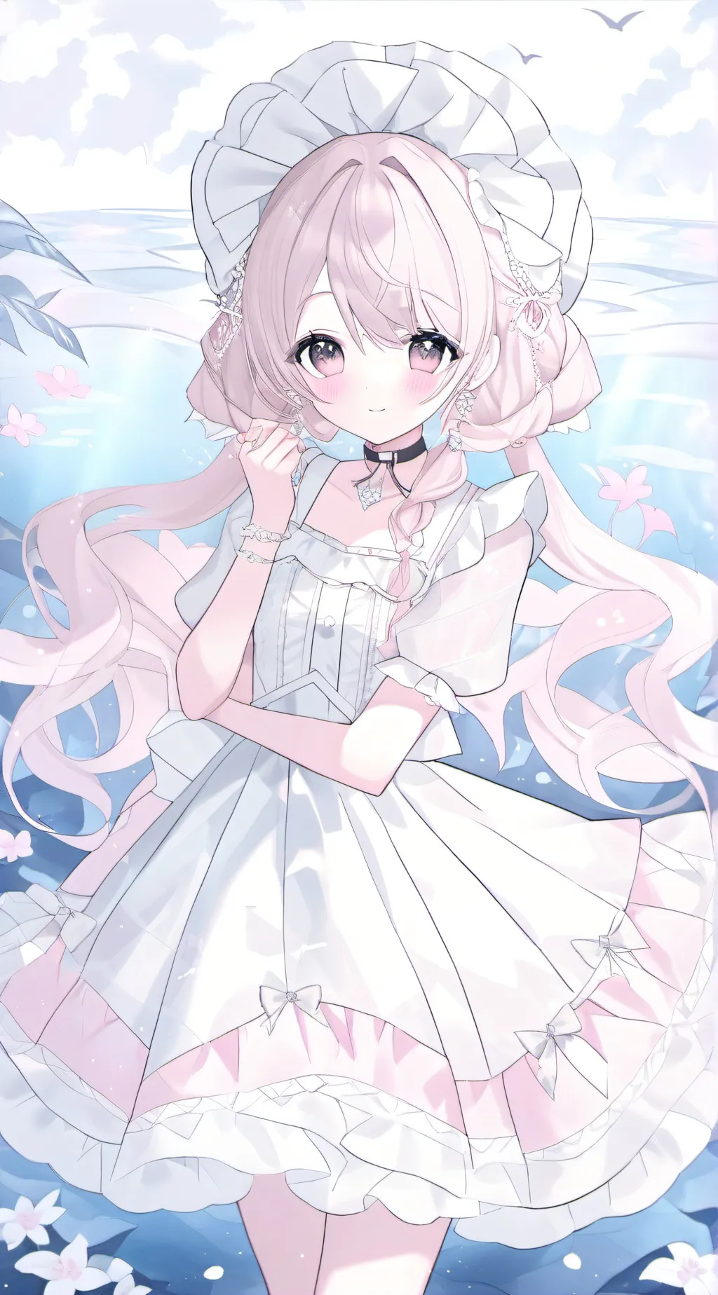ai character: sky background