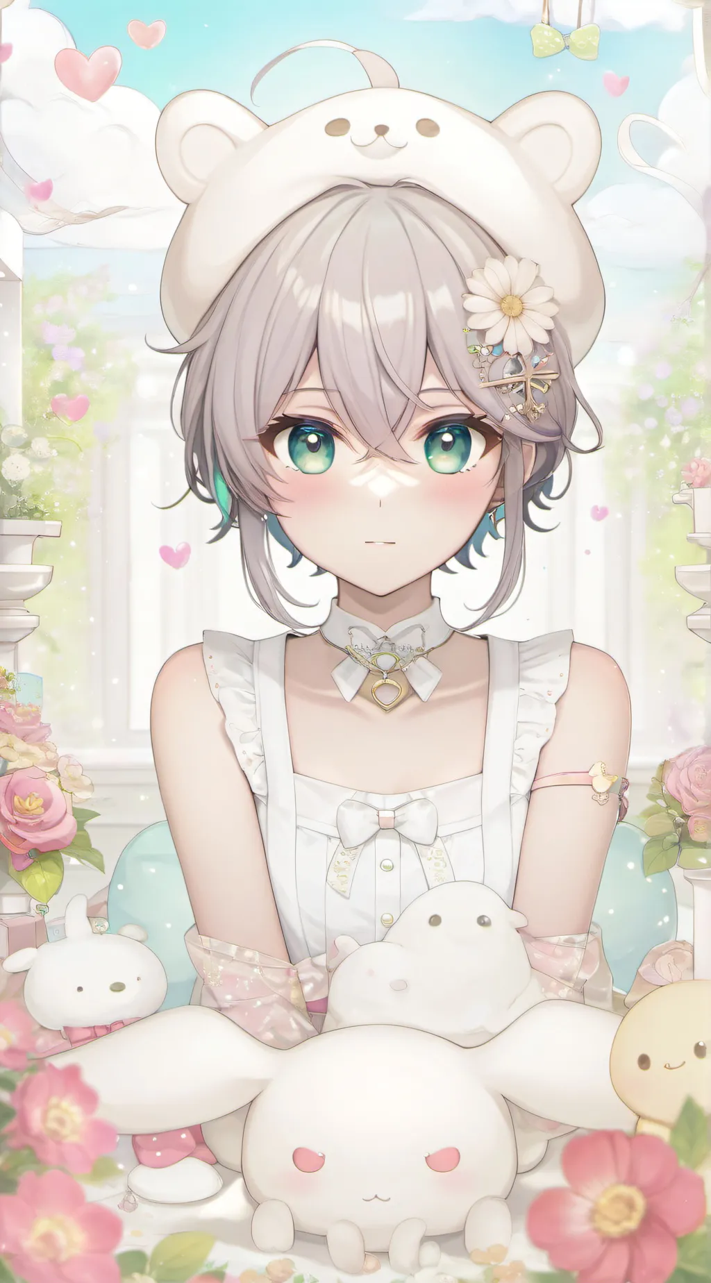 ai character: ¥(🩷Lily💚)¥ background