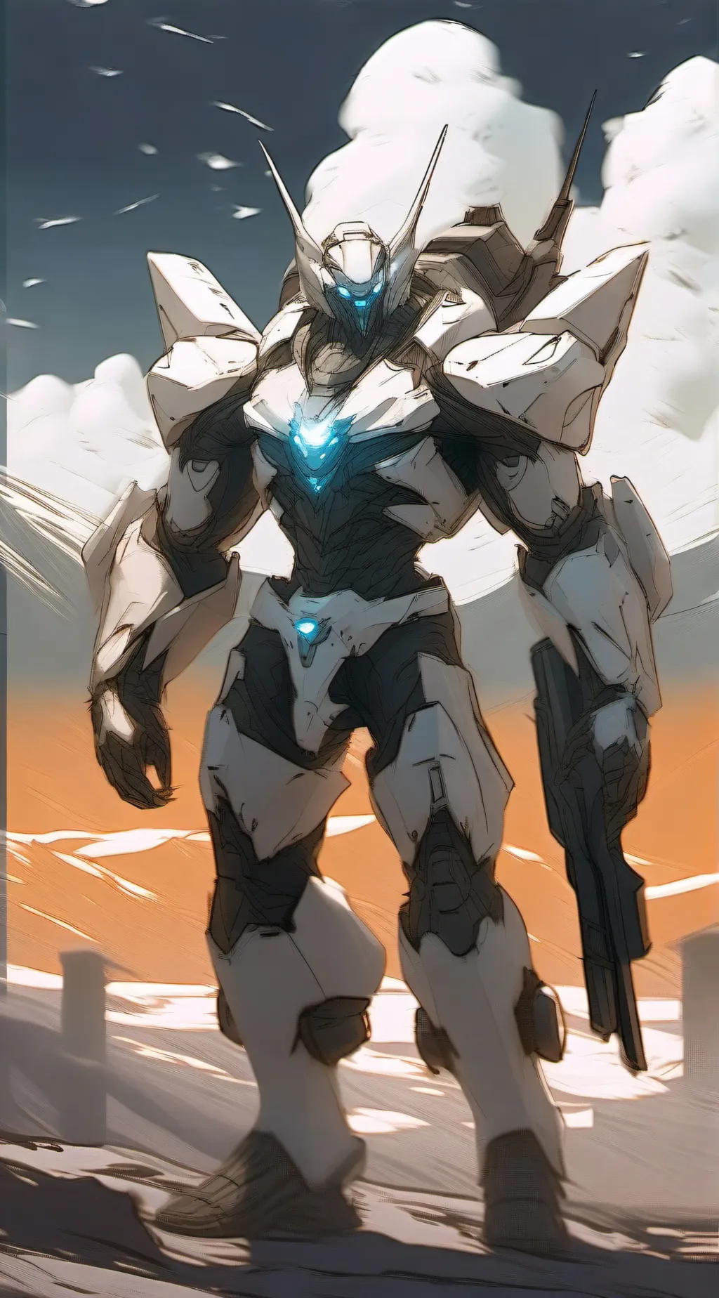 ai character: Mech vs Kaiju sim background
