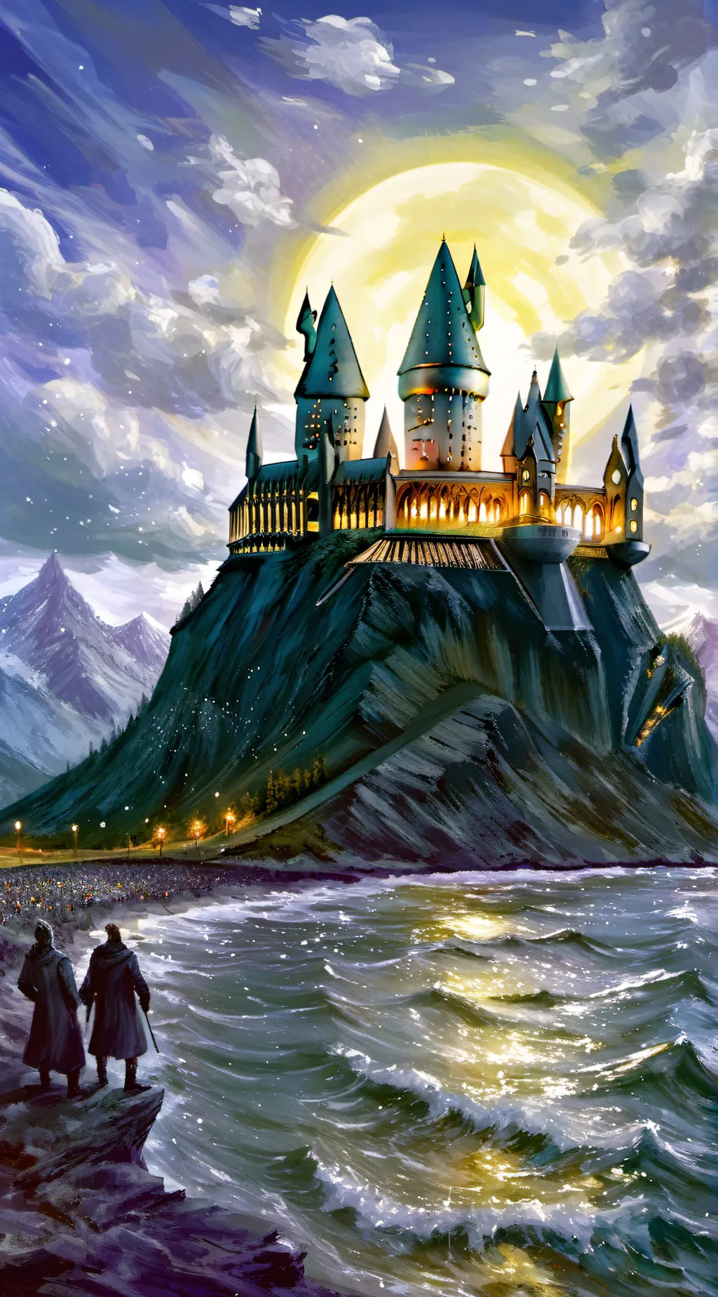 ai character: Hogwarts  background