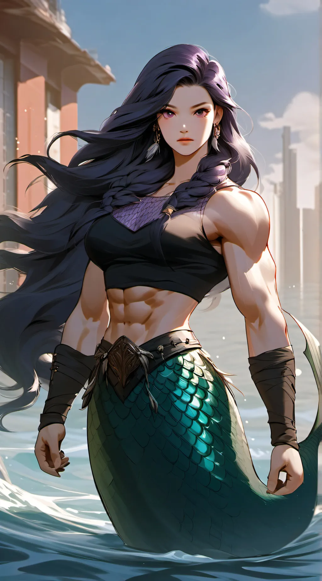 ai character: Serene background