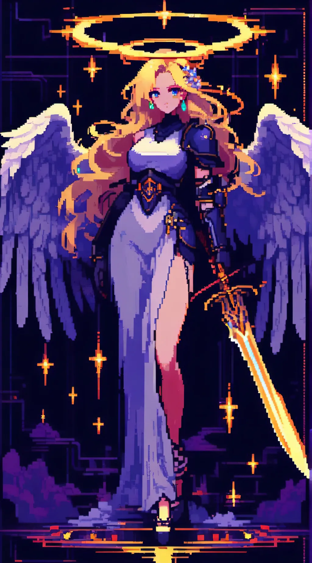 ai character: Angelica  background