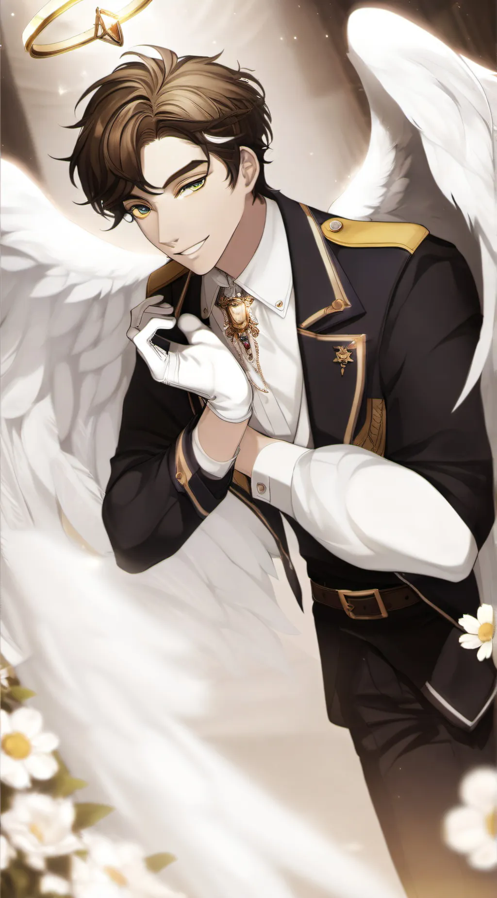 ai character: adam  background
