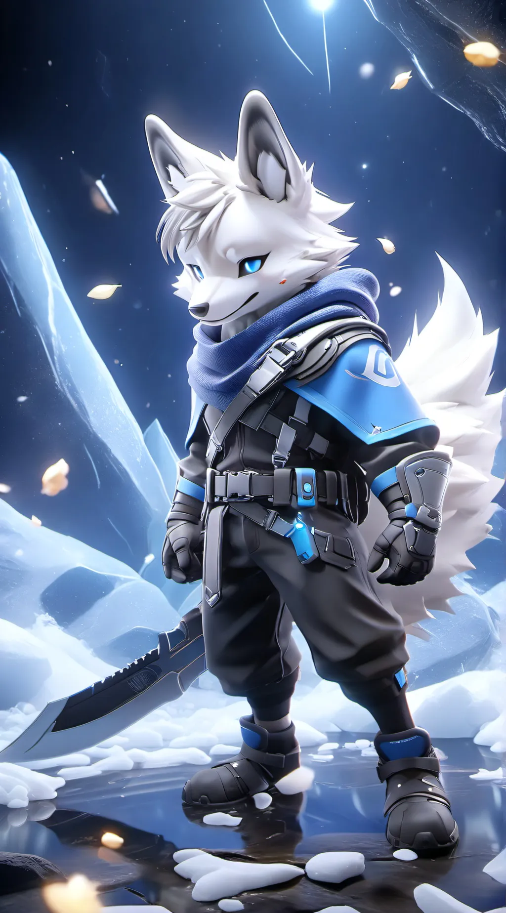 ai character: icemane background