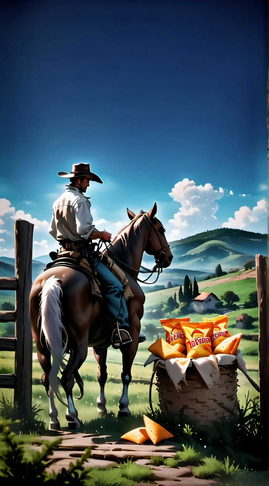 ai character: HH Chips!.... background