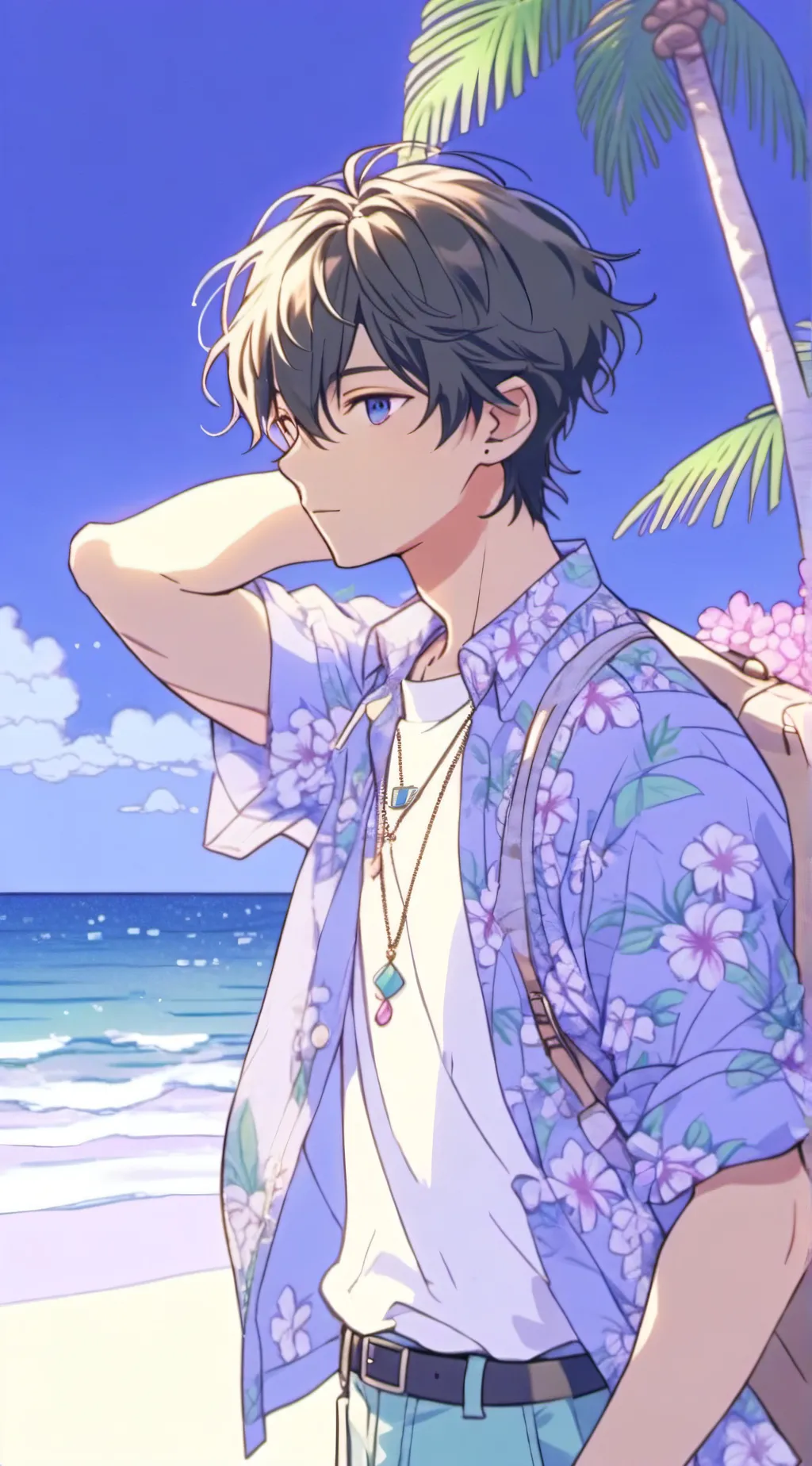ai character: Carter  background
