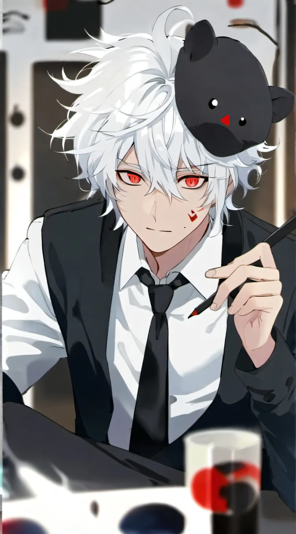 ai character: Ray background