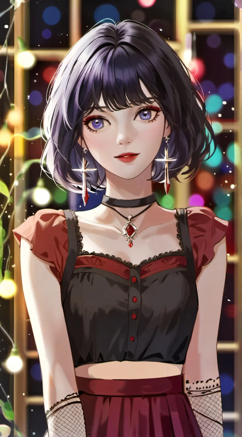 ai character: Violette background