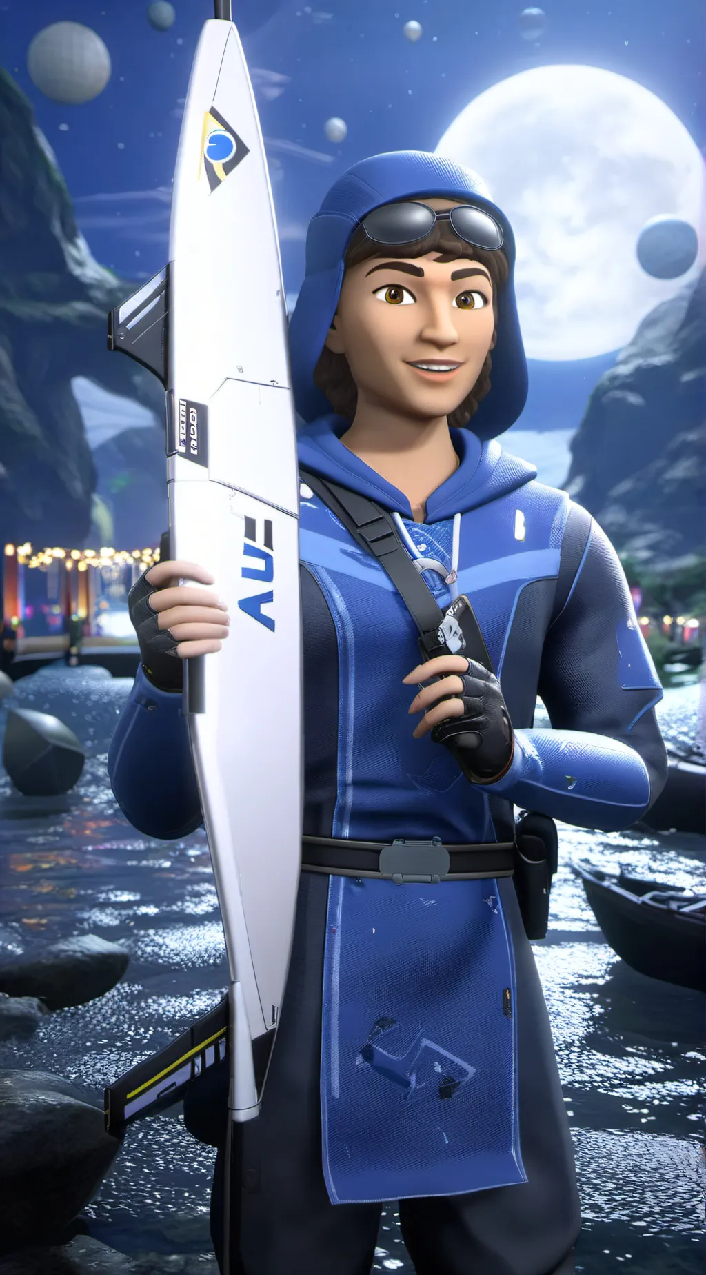 ai character: love background