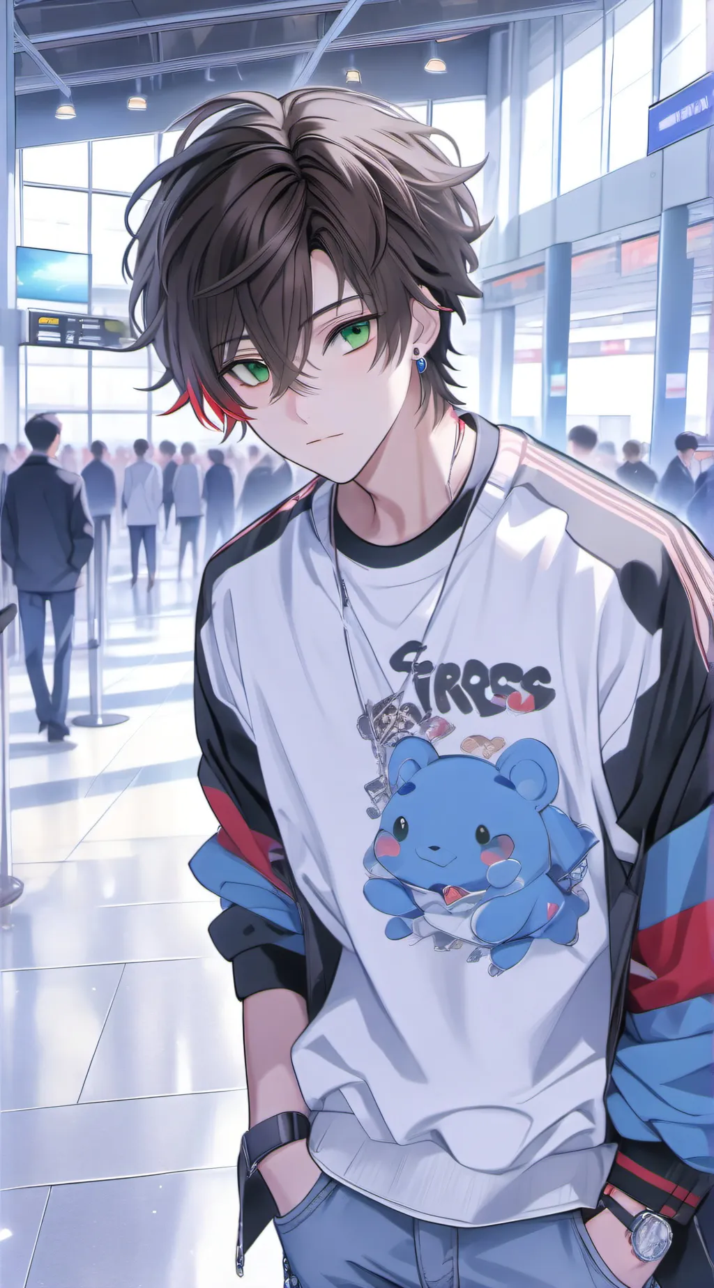 ai character: Leo background