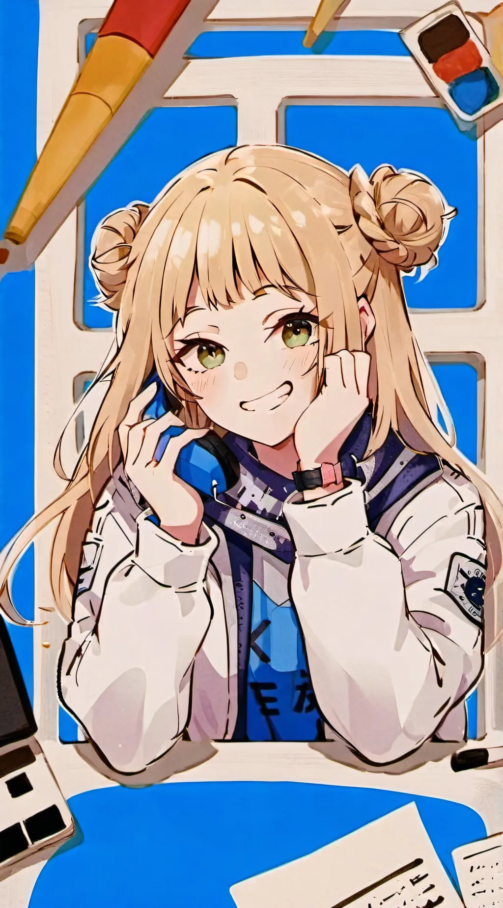 ai character: Toga  background
