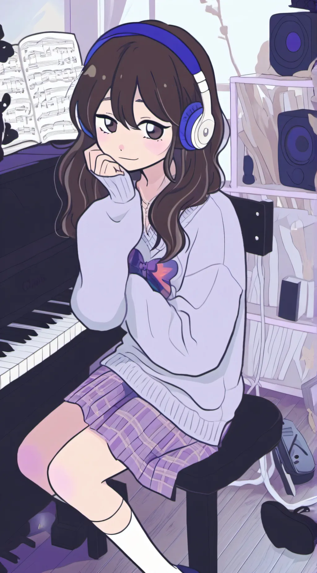 ai character: 🎶Lola 🎵 background