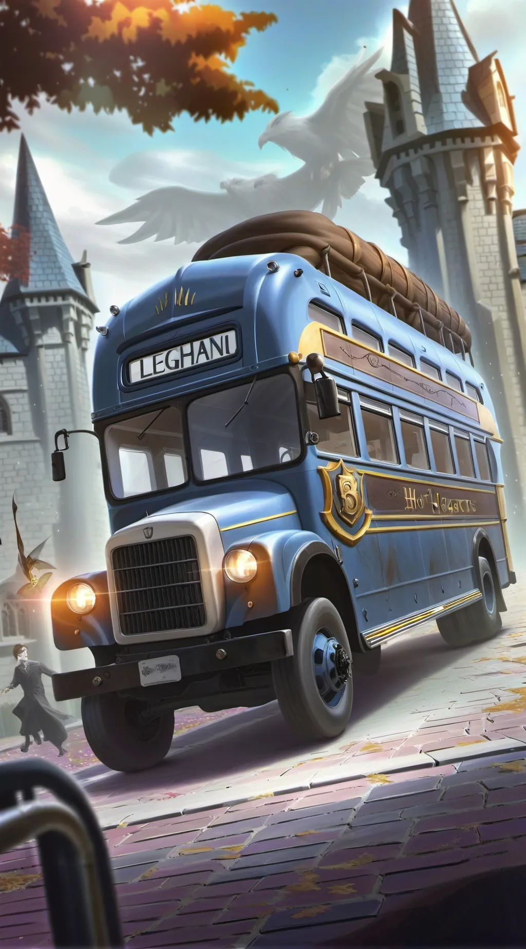 ai character: HP road trip! background