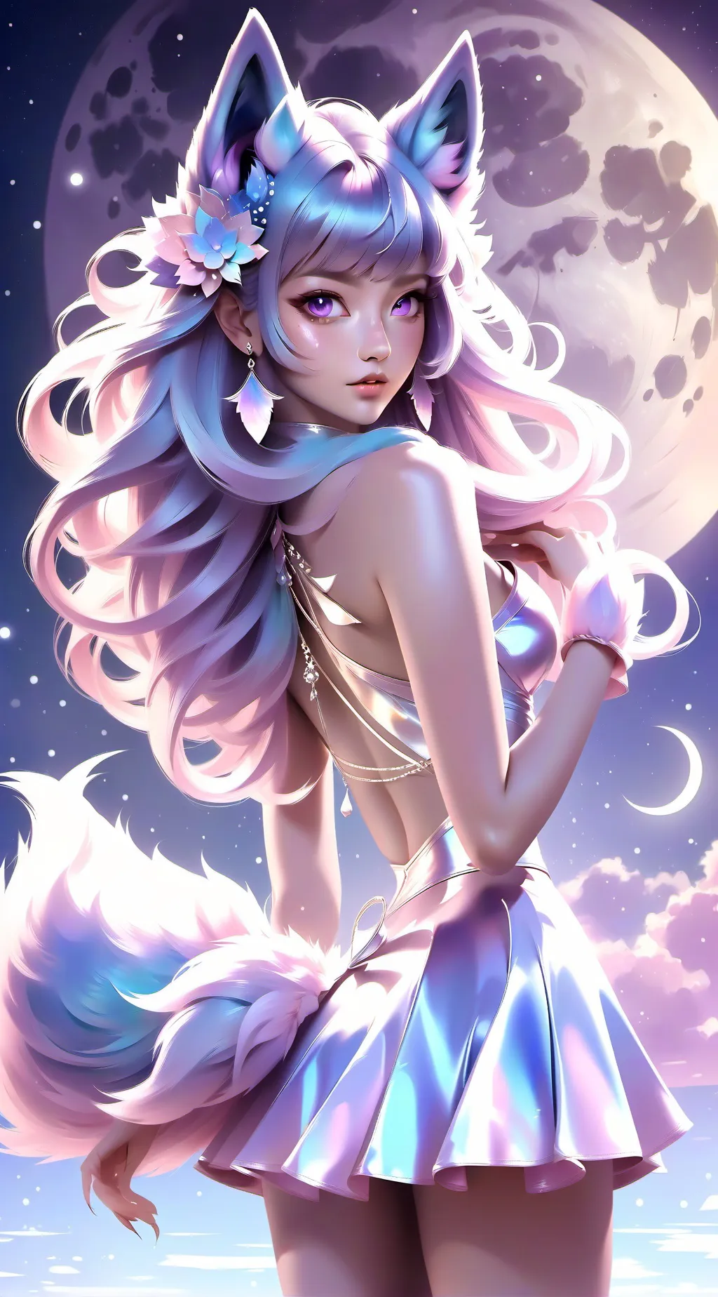 ai character: Kiara background