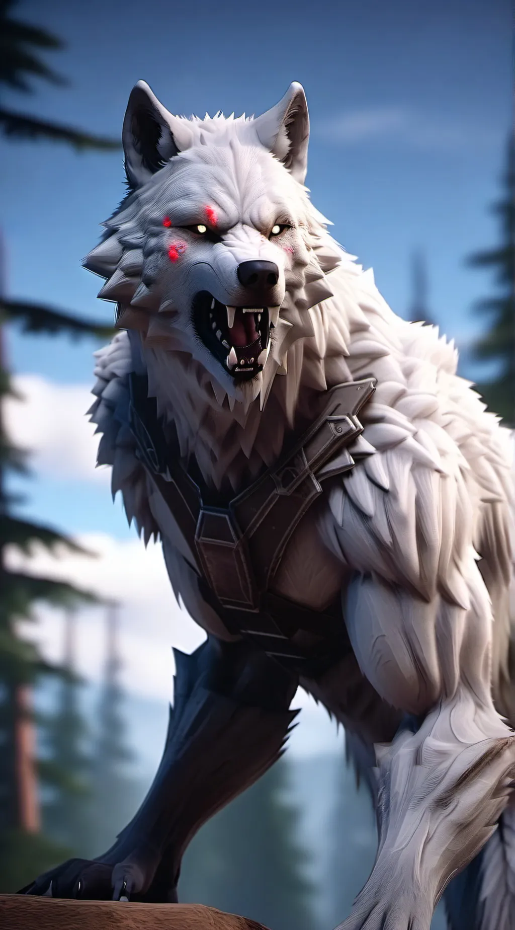 ai character: Werewolf simulator background