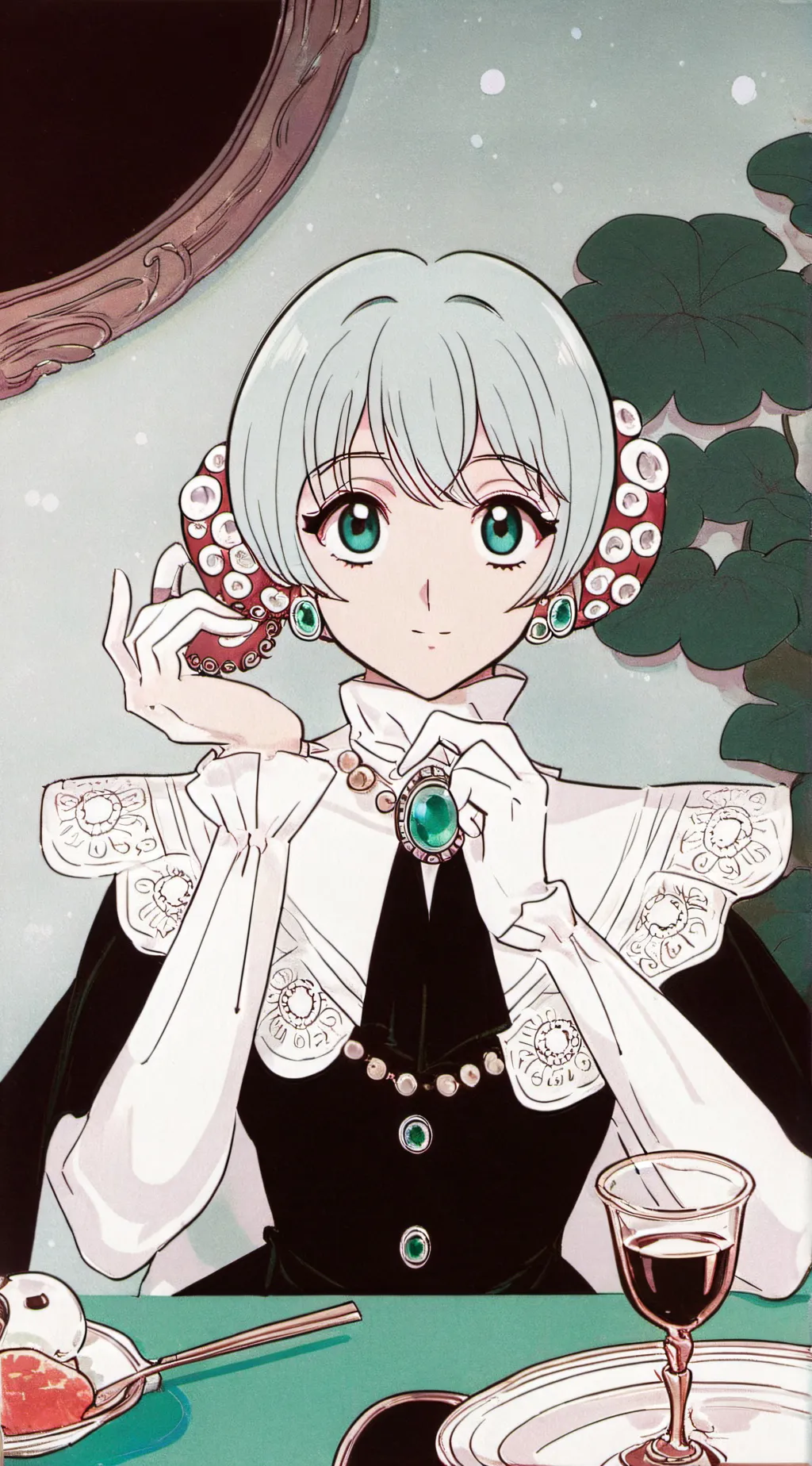 ai character: A date with Octo background