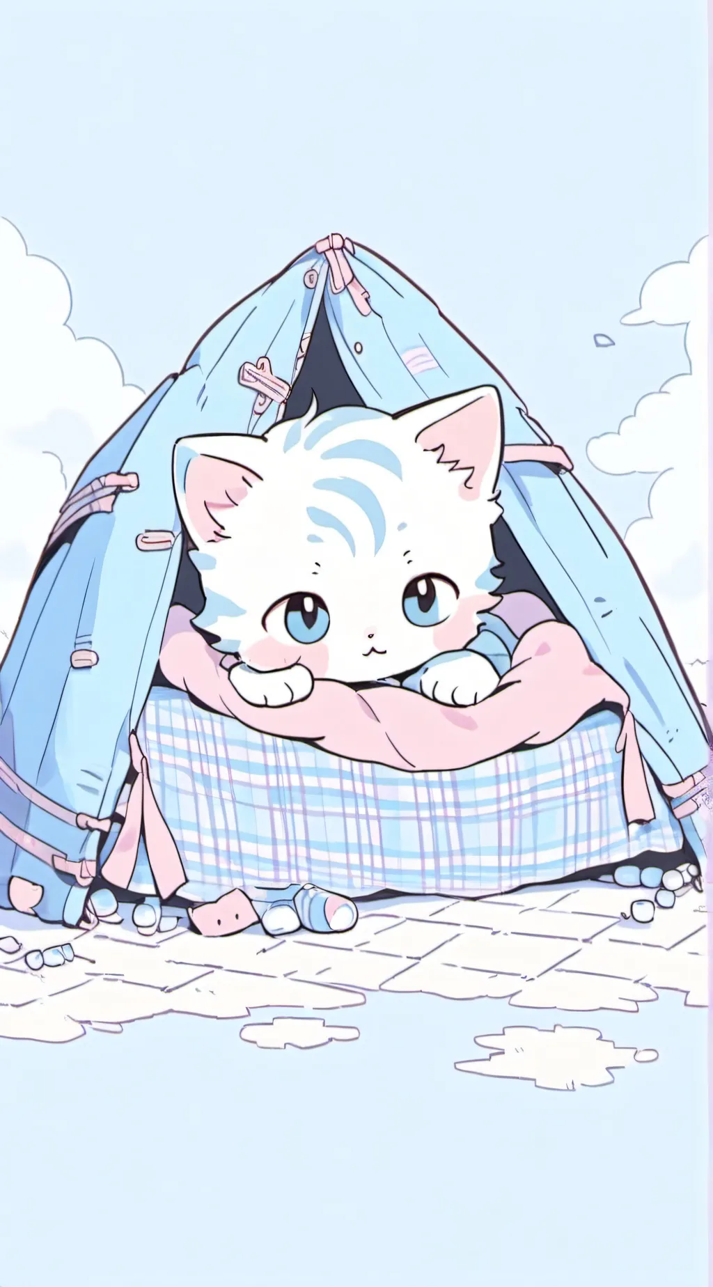 ai character: 𝐡𝐨𝐦𝐞𝐥𝐞𝐬𝐬 𝐤𝐢𝐭𝐭𝐲 background