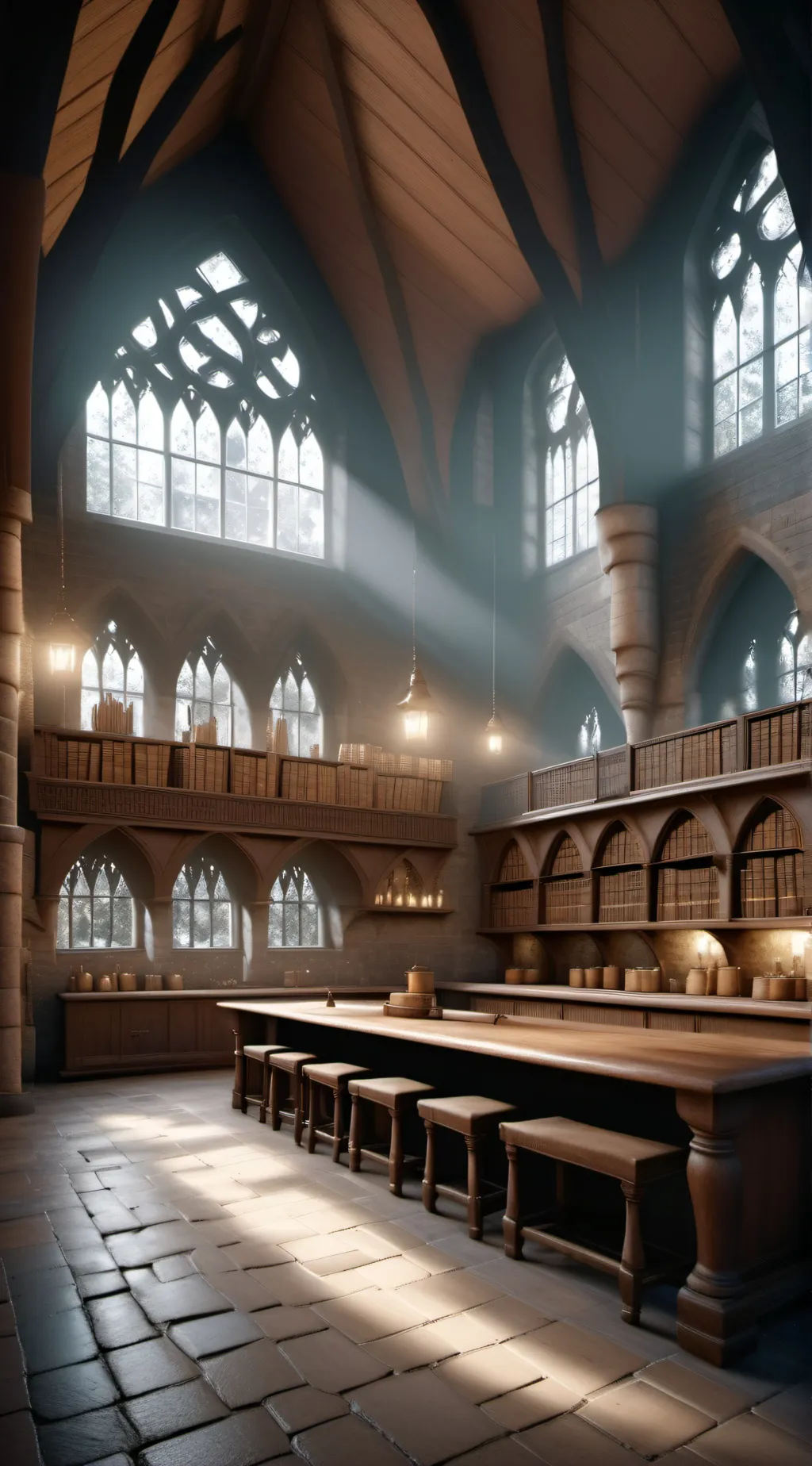 ai character: Hogwarts yule ball background
