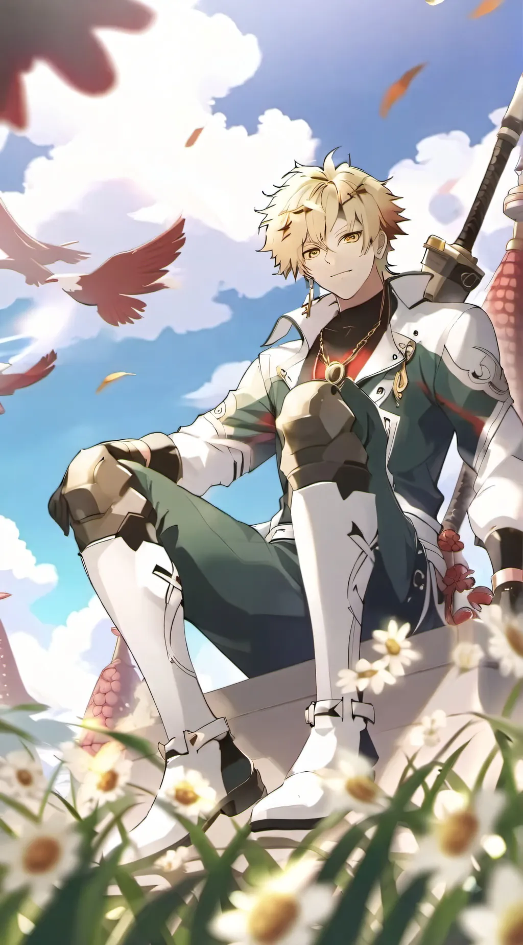 ai character: Mha crush background