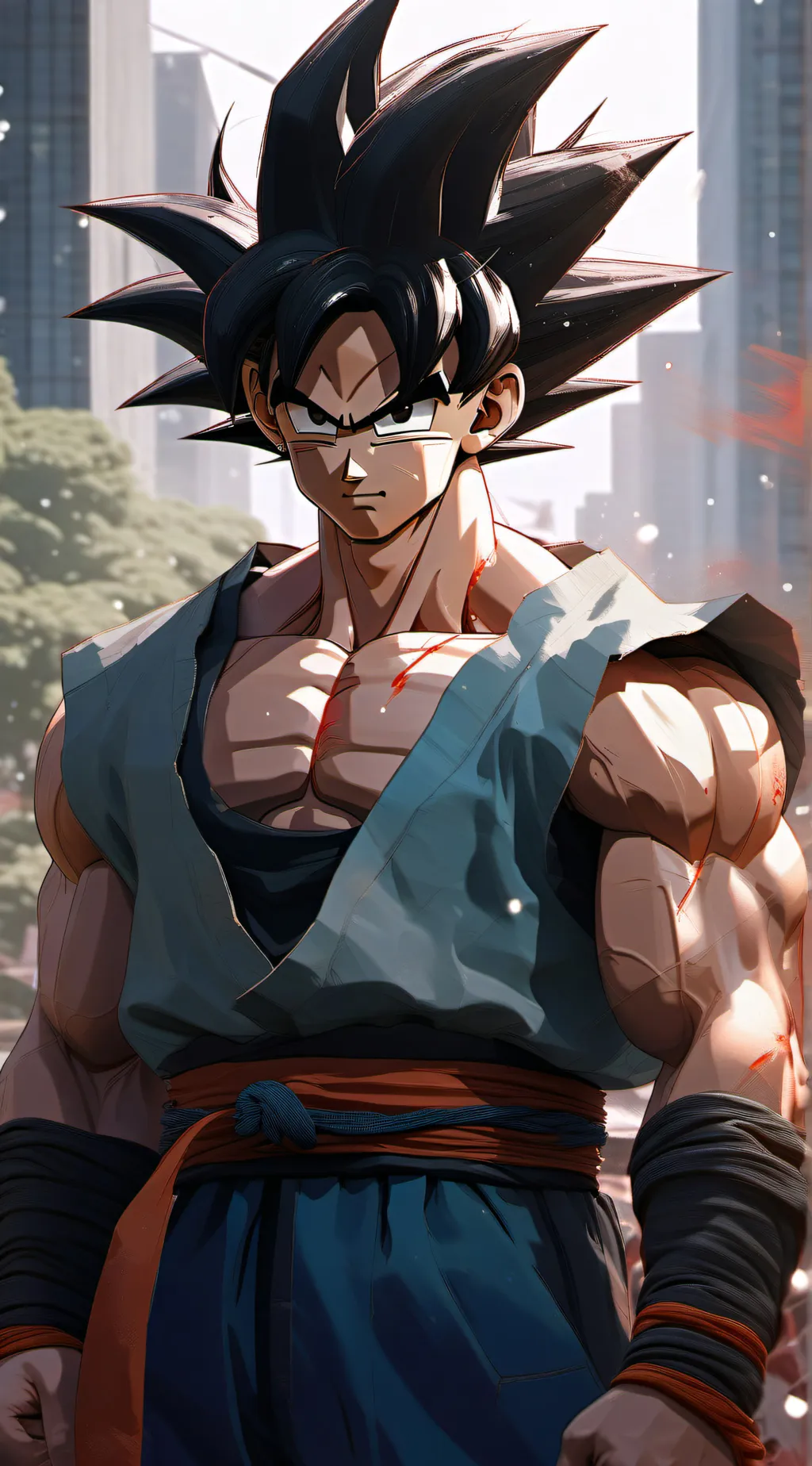 ai character: goku background