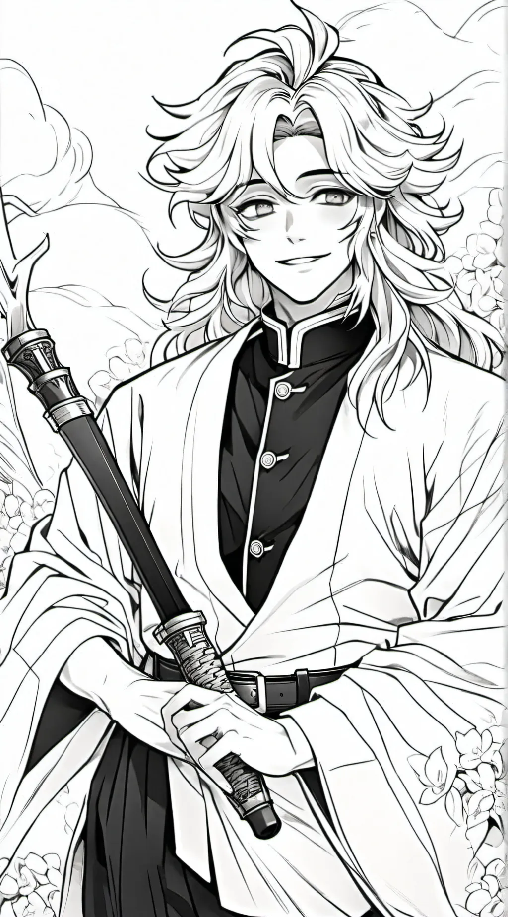 ai character: Douma  background