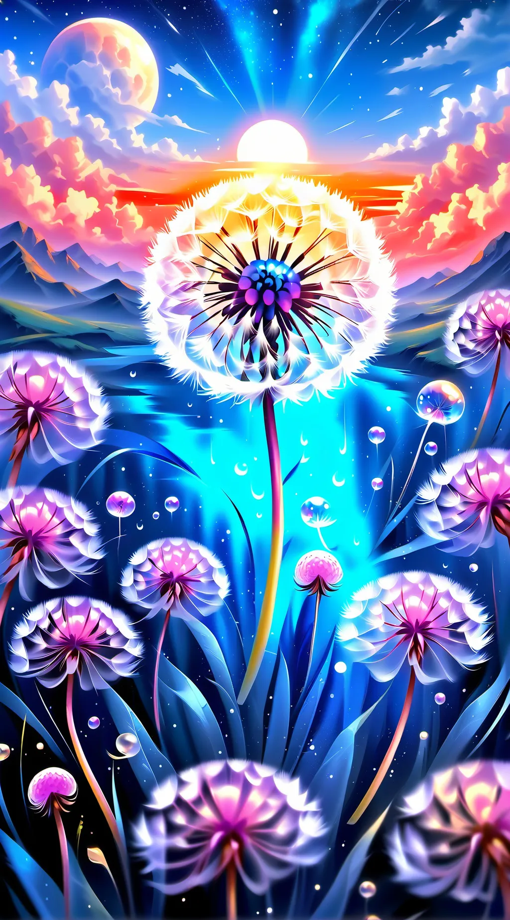 ai character: Sky spirit background