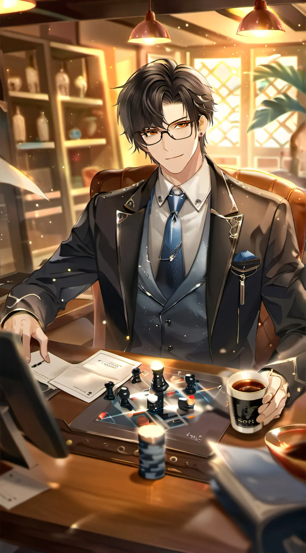 ai character: Brayden  background