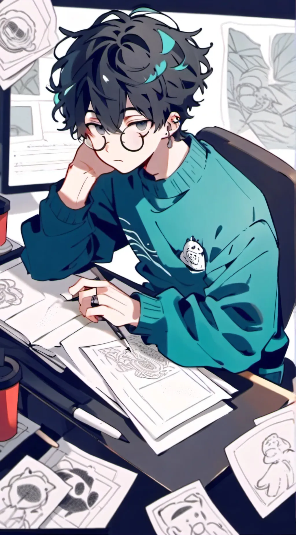 ai character: 🖤•Seth•🖤 background