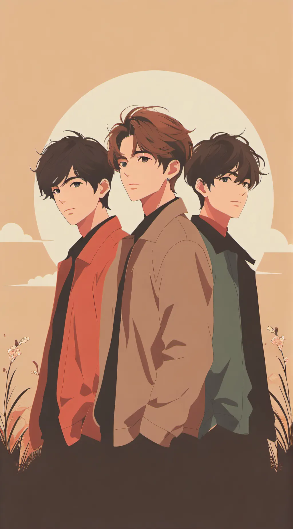 ai character: yuji, Elijah, yuki background