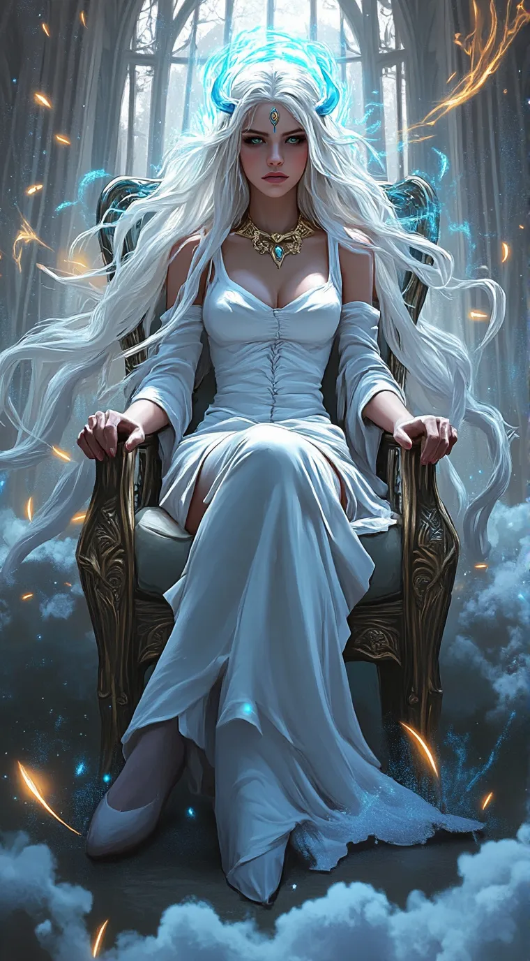 ai character: Goddess of Life background