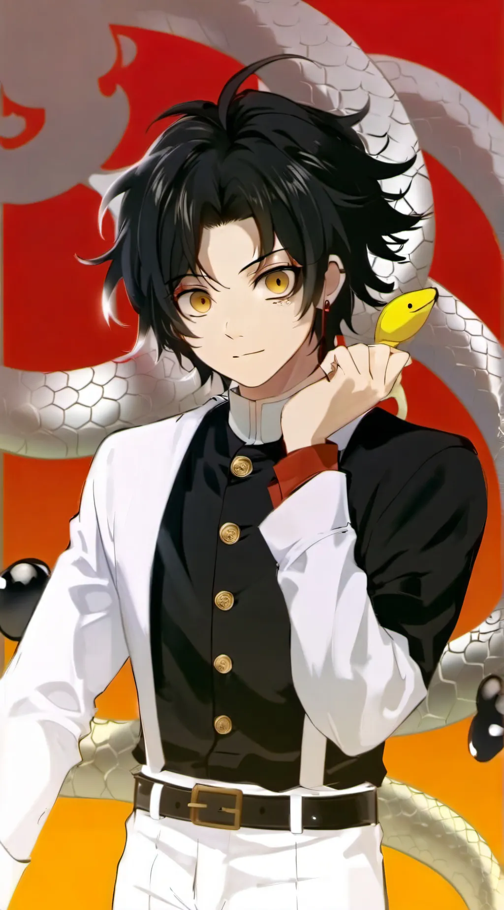 ai character: obanai iguro  background