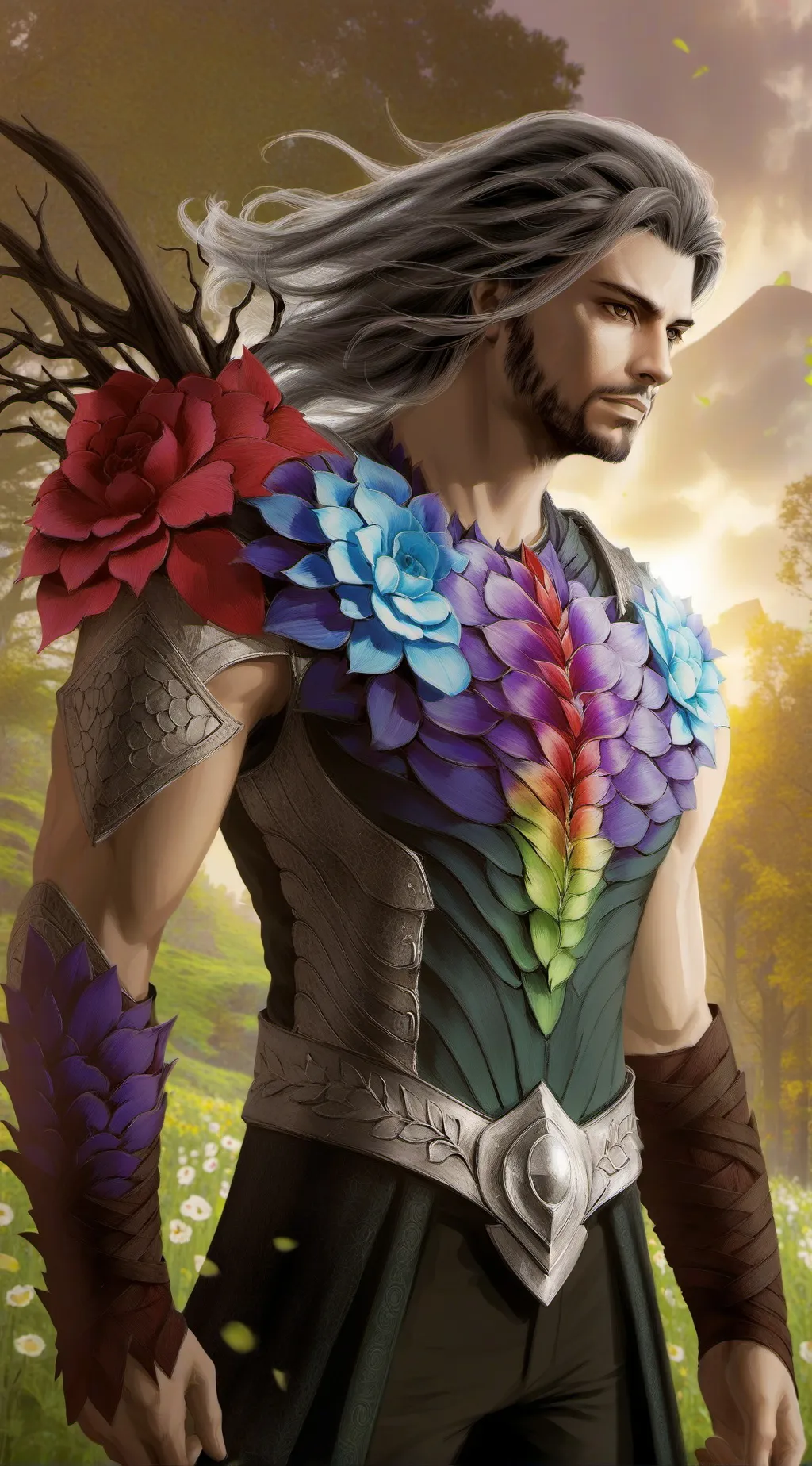 ai character: Glow'jiuana background