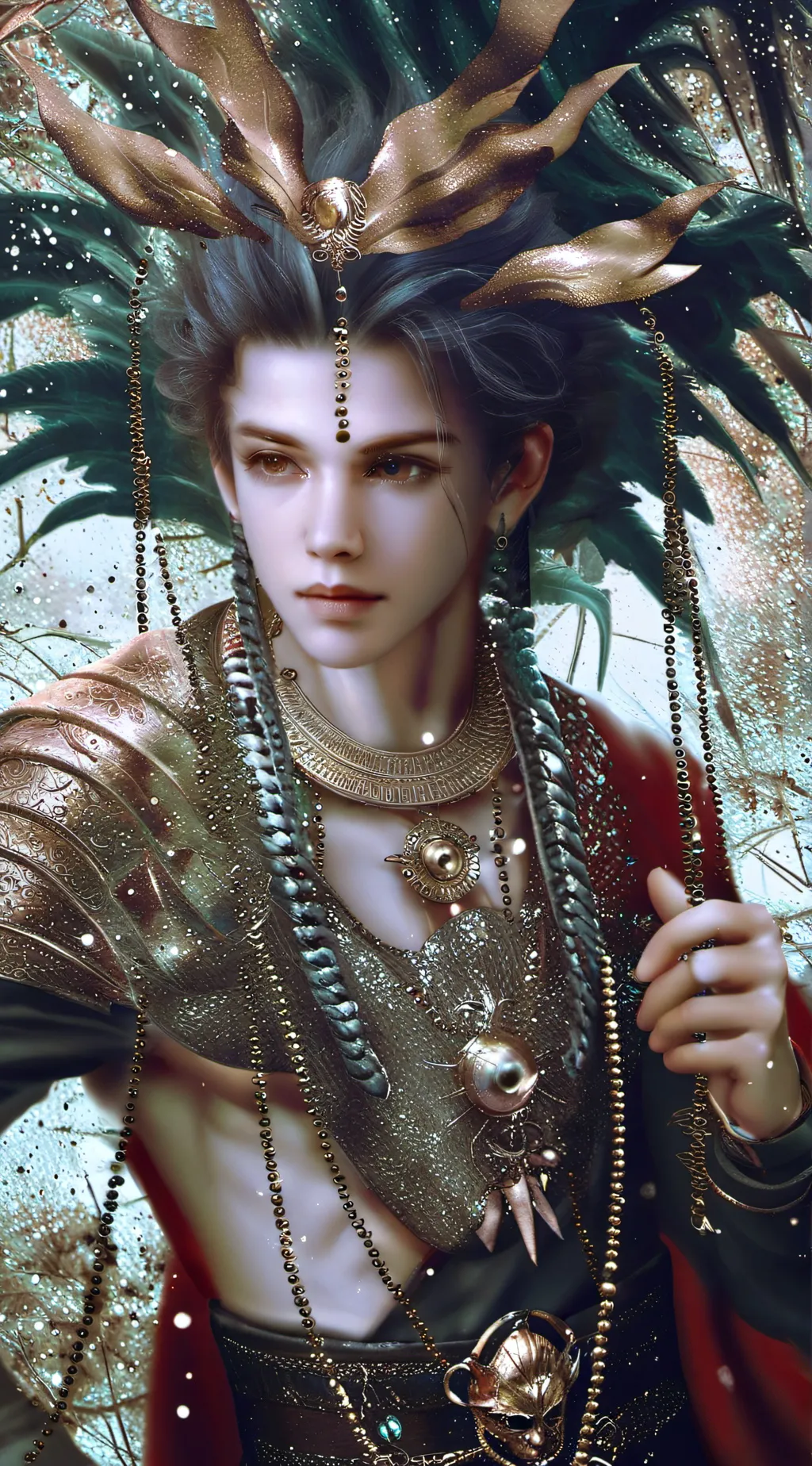 ai character: sticky background