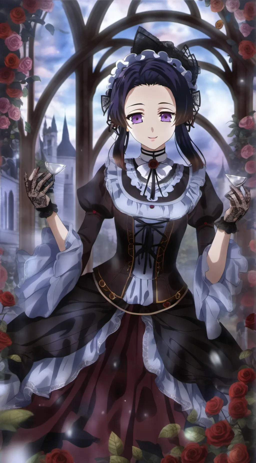 ai character: Shinobu Kocho background