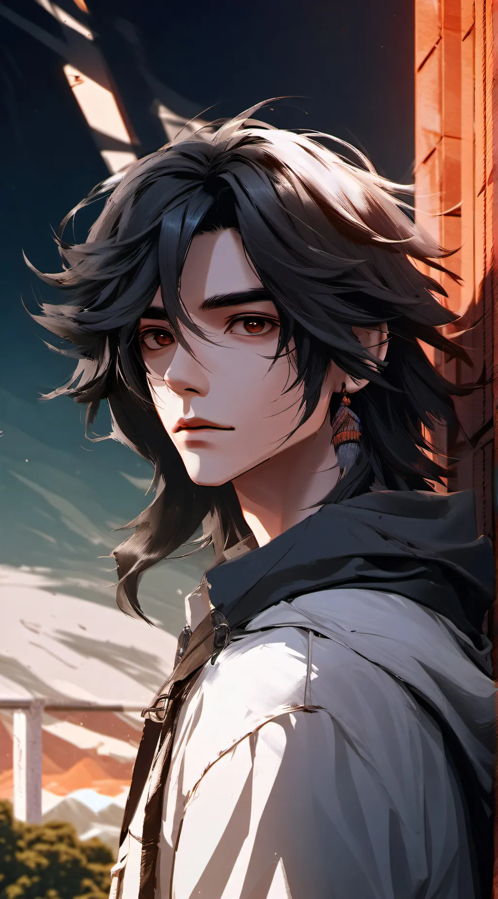 ai character: Mario background
