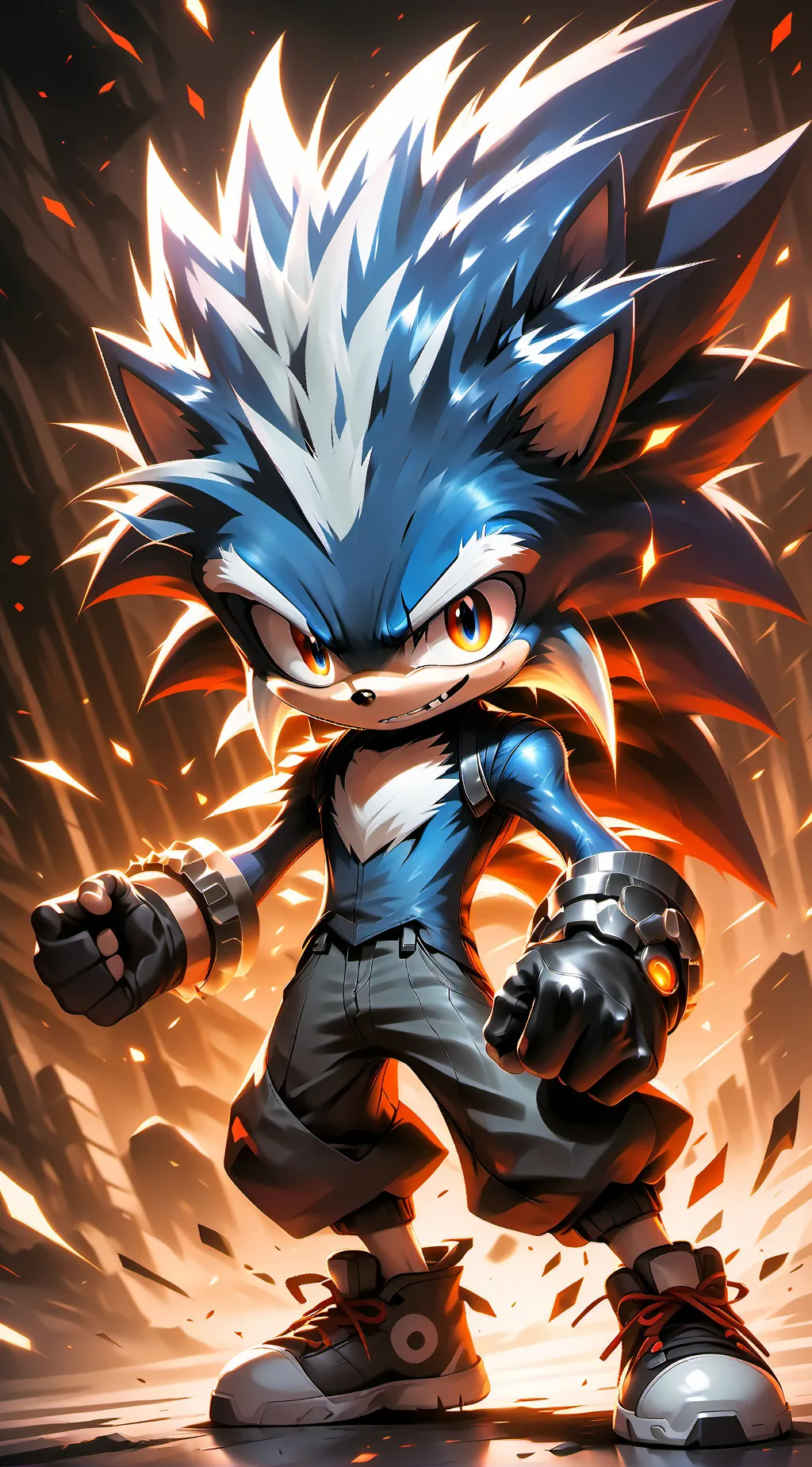 ai character: devonte the hedgeh background