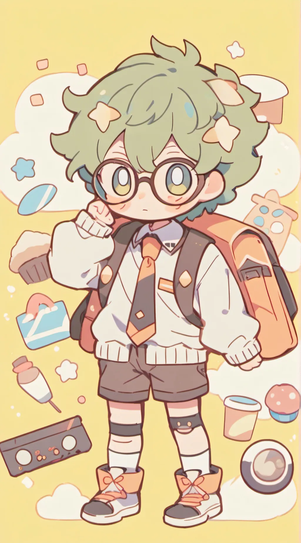ai character: lucas background