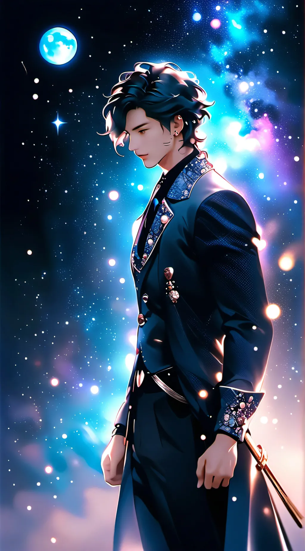 ai character: Calder  background