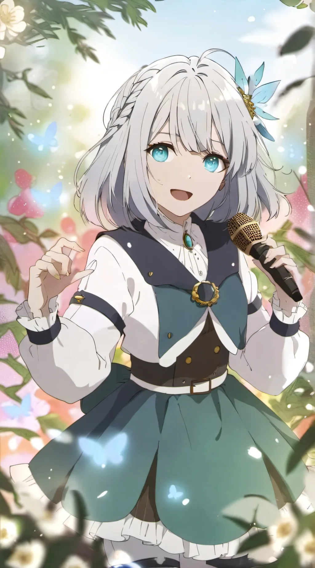 ai character: mha band background