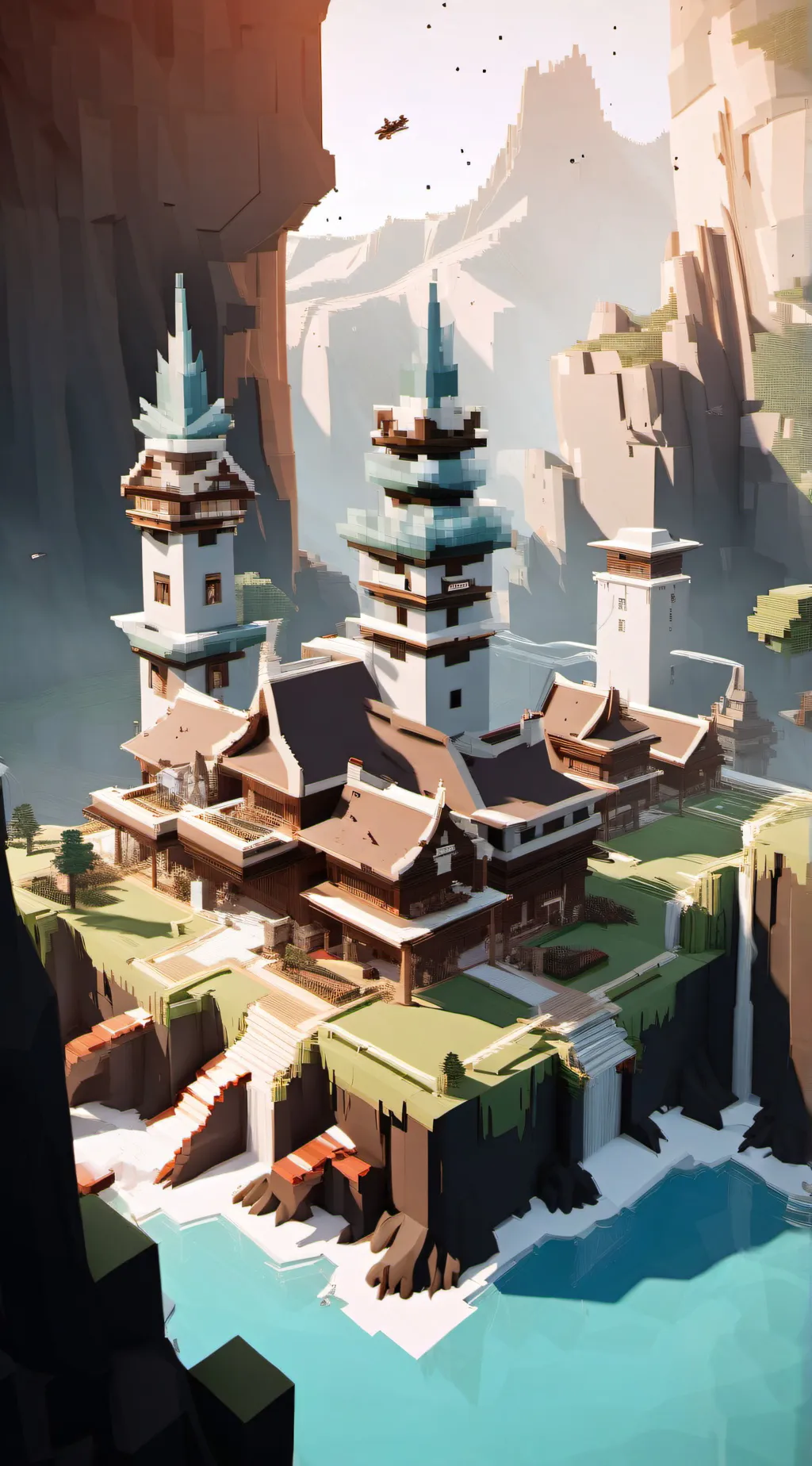 ai character: Minecraft RP background