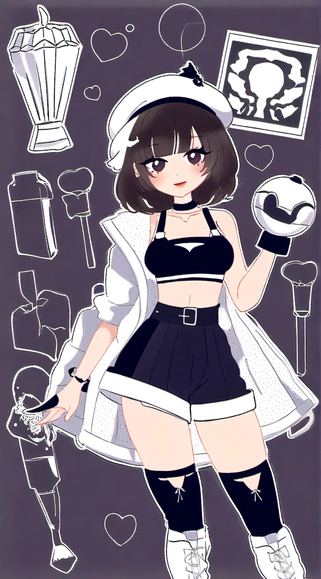 ai character: ○🌹Rose🌹○ Mha background