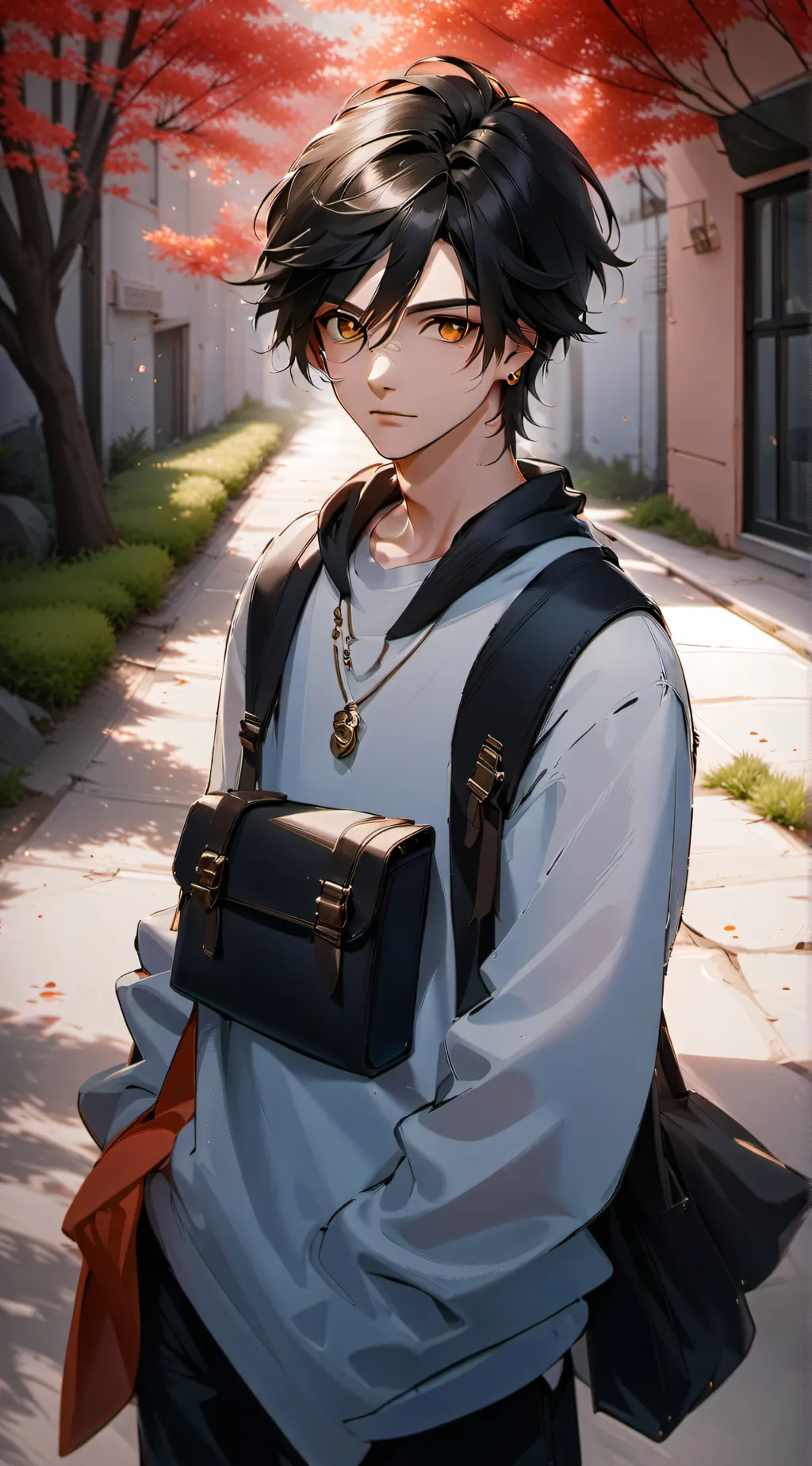 ai character: Carson  background